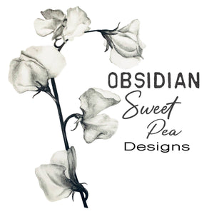 Obsidian Sweet Pea Designs